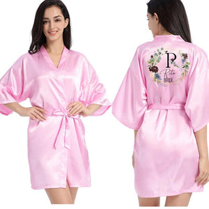 Wedding Satin Gown Personalized
