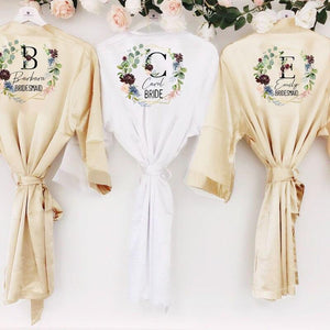 Wedding Satin Gown Personalized