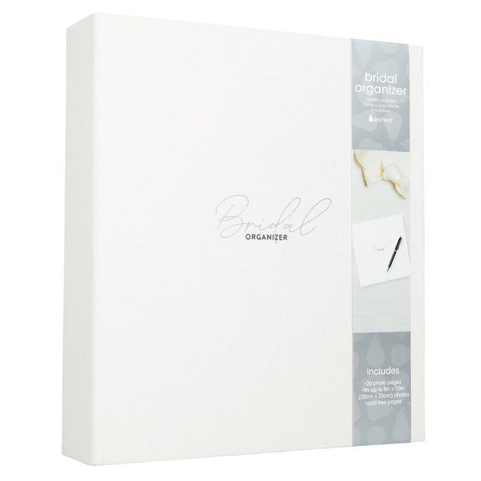 Bridal Wedding Planner Organizer, White