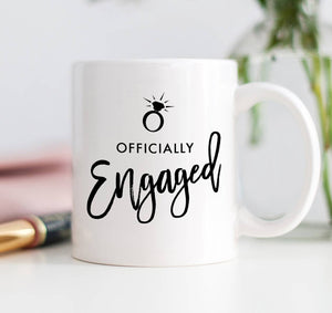 Officially Engaged Mug, Bride To Be Engagement Coffee Mug