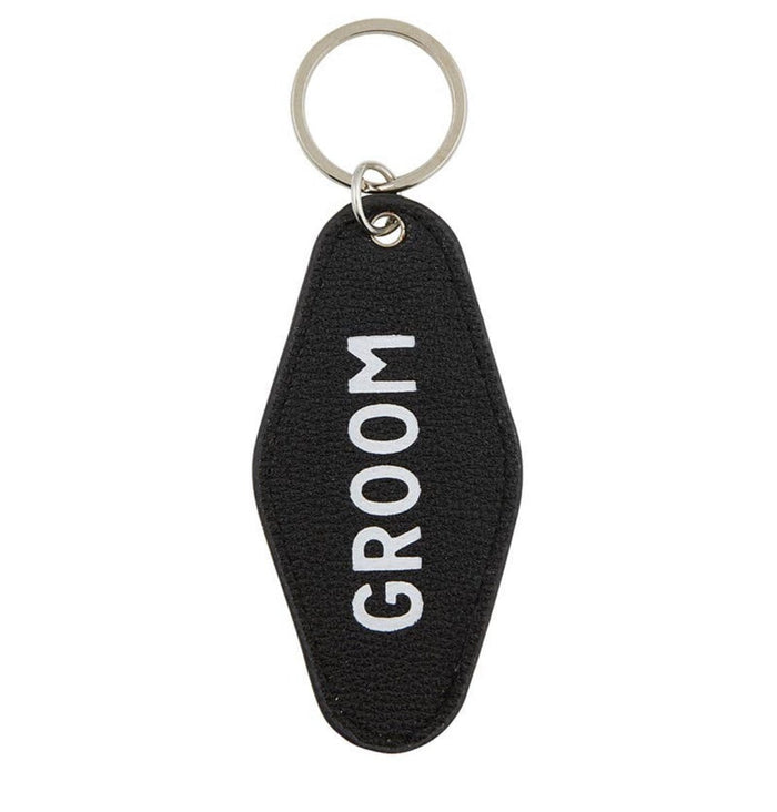 Groom Keychain