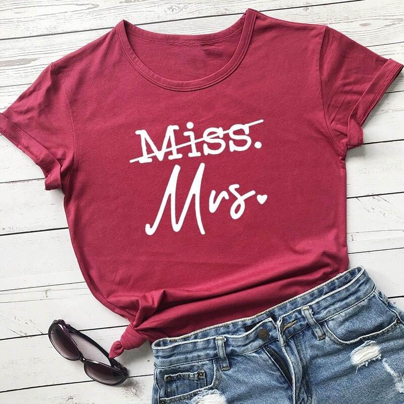 miss to mrs New Arrival Women's T shirt