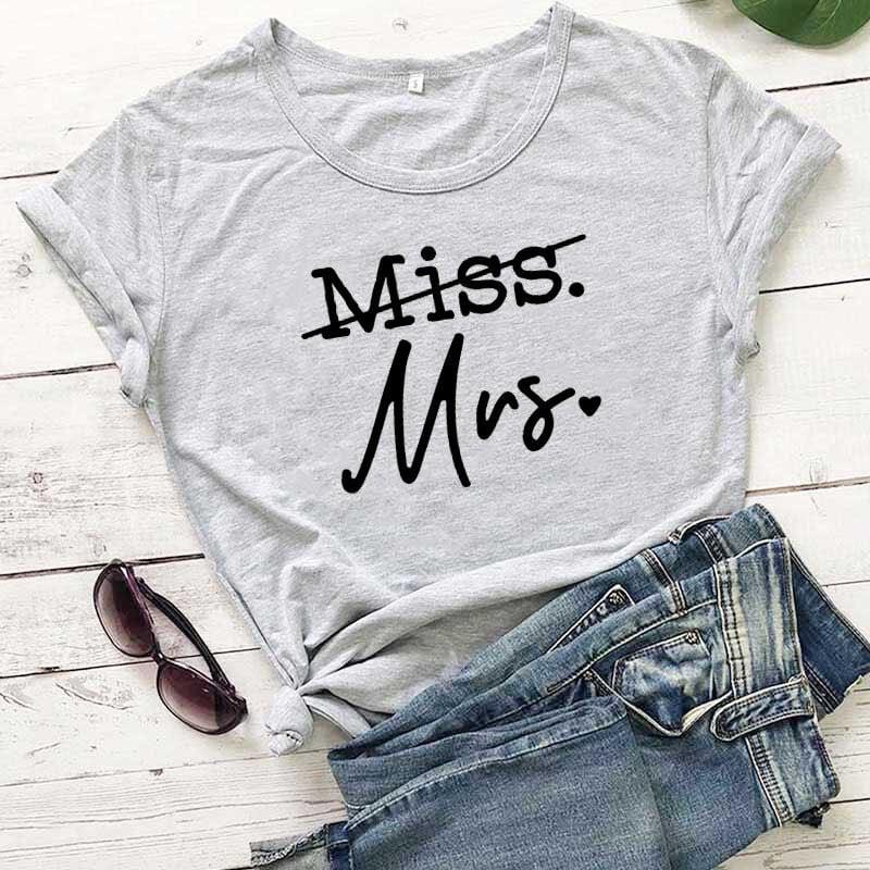 miss to mrs New Arrival Women's T shirt