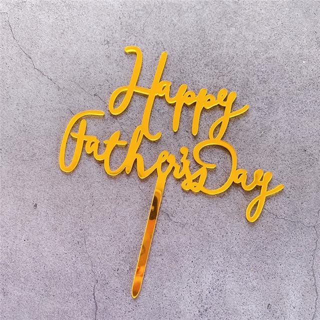 Dad Letters Cake Topper