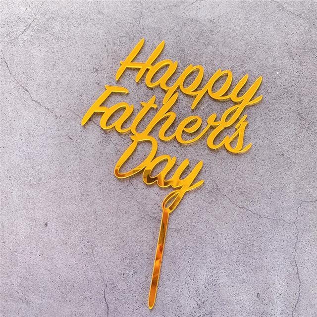 Dad Letters Cake Topper