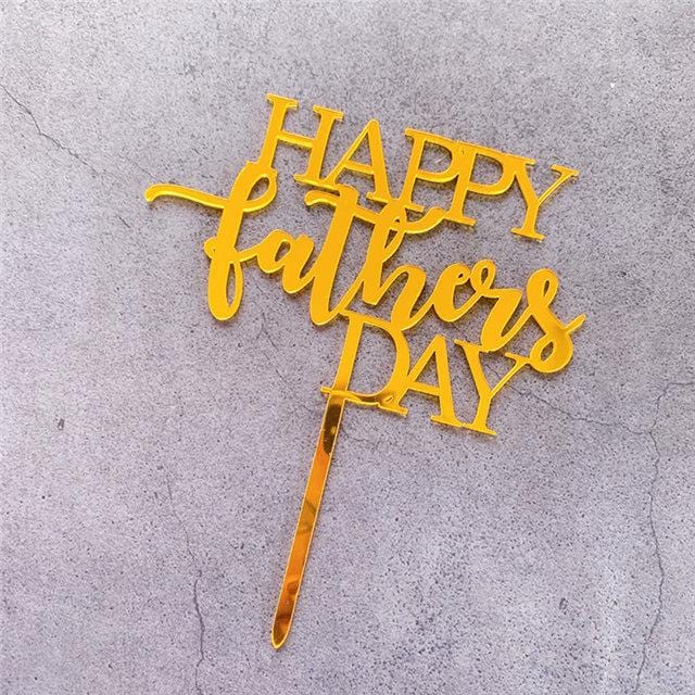 Dad Letters Cake Topper