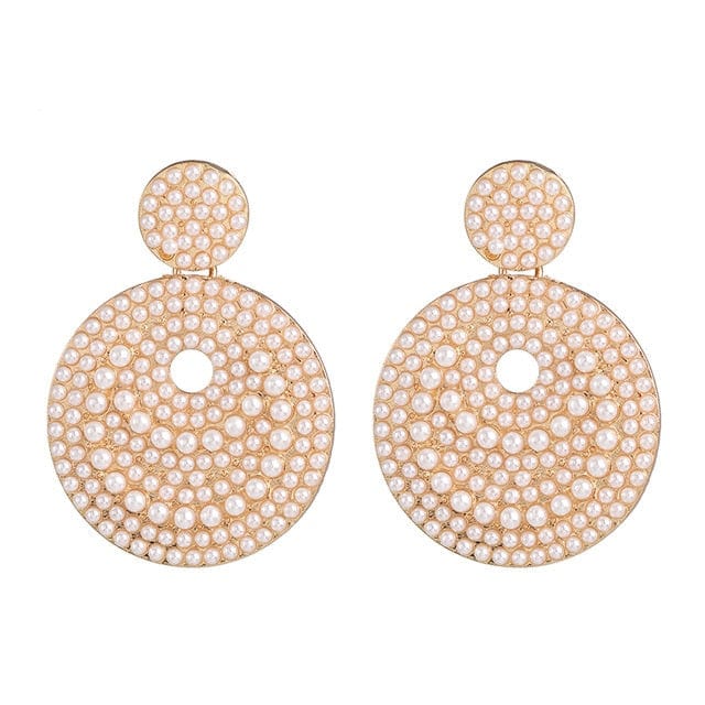 Muti Color Crystal Drop Earrings