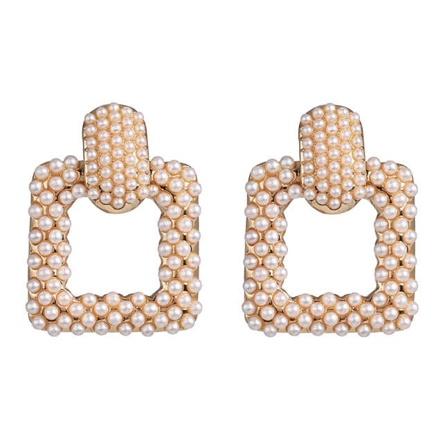 Muti Color Crystal Drop Earrings