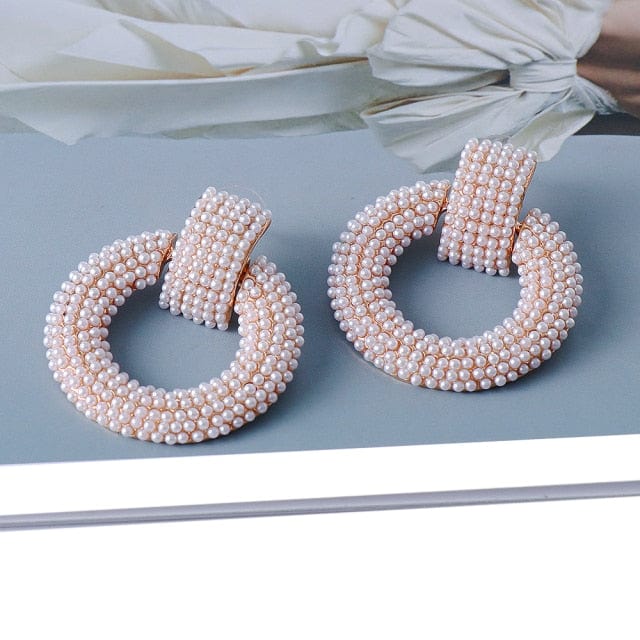 Muti Color Crystal Drop Earrings