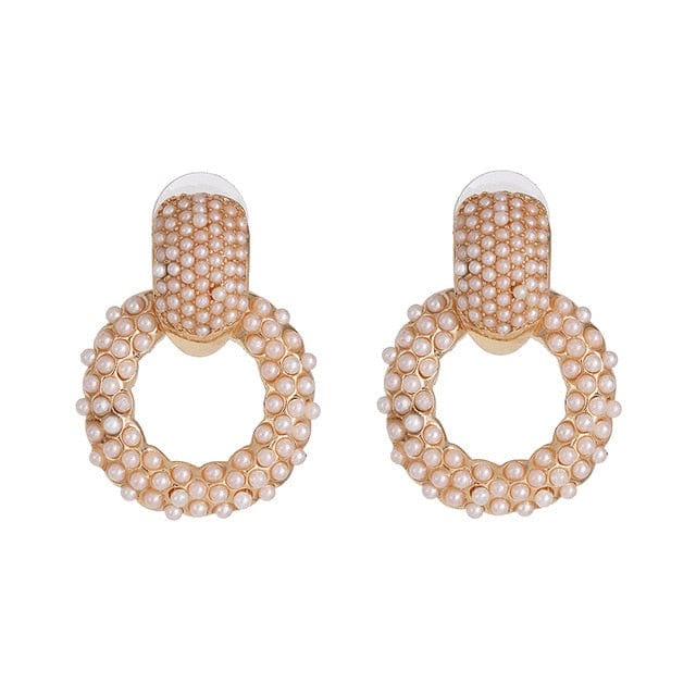 Muti Color Crystal Drop Earrings