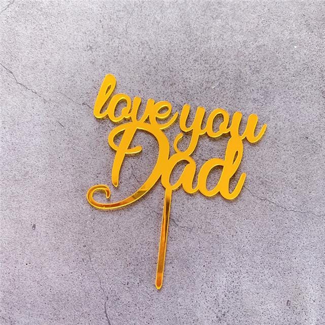 Dad Letters Cake Topper