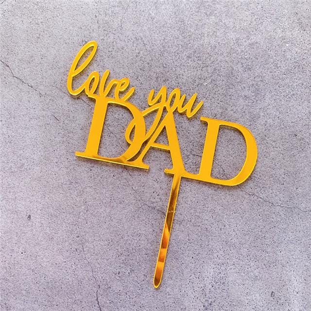 Dad Letters Cake Topper