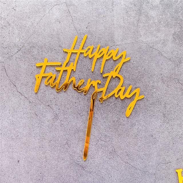 Dad Letters Cake Topper