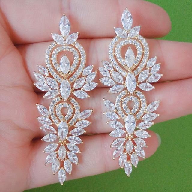 Luxury Drop Earrings for bridal wear & special occasions
