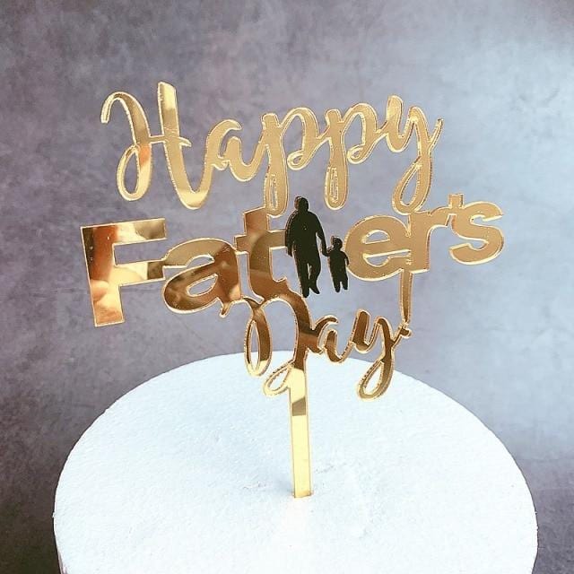 Dad Letters Cake Topper