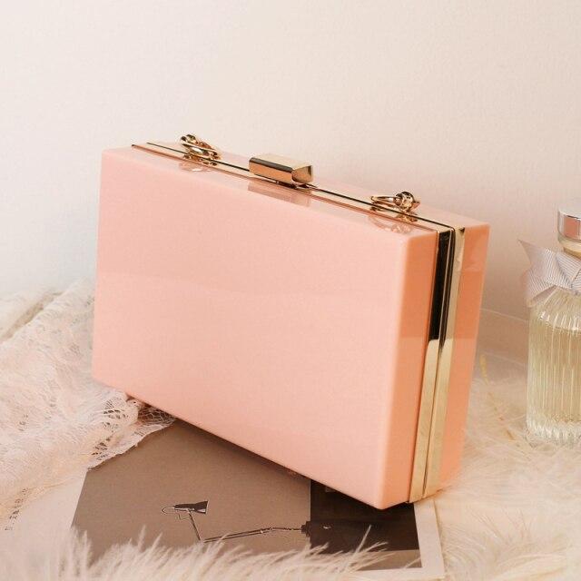 Personalized Custom Acrylic Clutch Bag