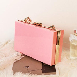 Personalized Custom Acrylic Clutch Bag