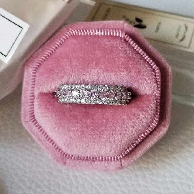 Luxury Sterling Silver Eternity Ring