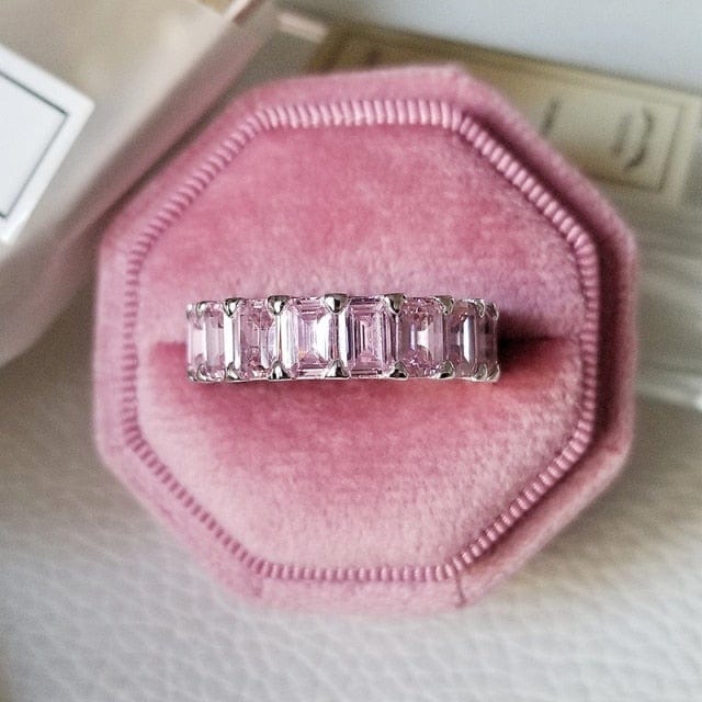 Luxury Sterling Silver Eternity Ring