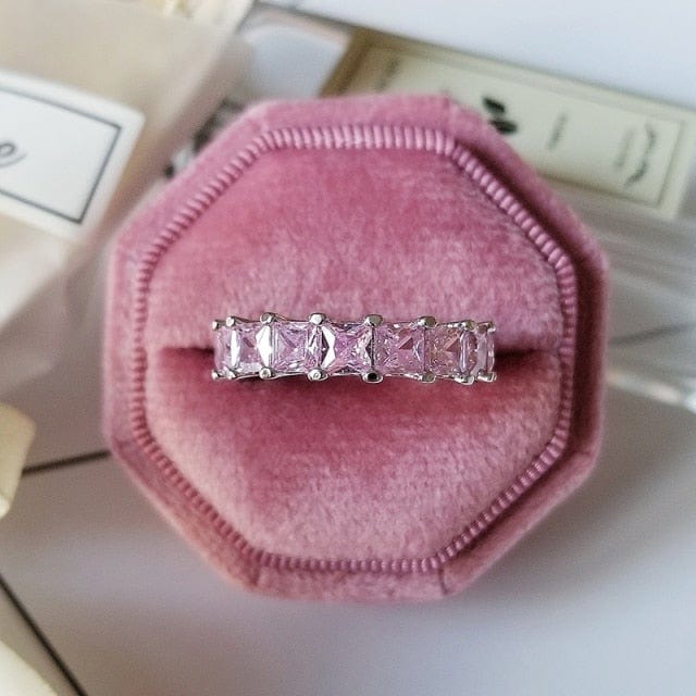 Luxury Sterling Silver Eternity Ring