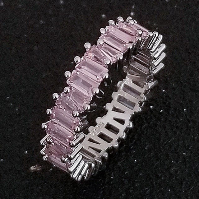 Luxury Sterling Silver Eternity Ring