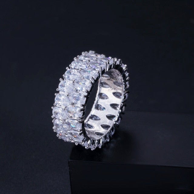 Luxury Sterling Silver Eternity Ring