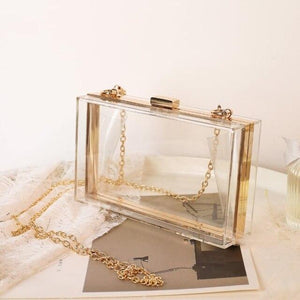 Custom Acrylic Bridal Clutch