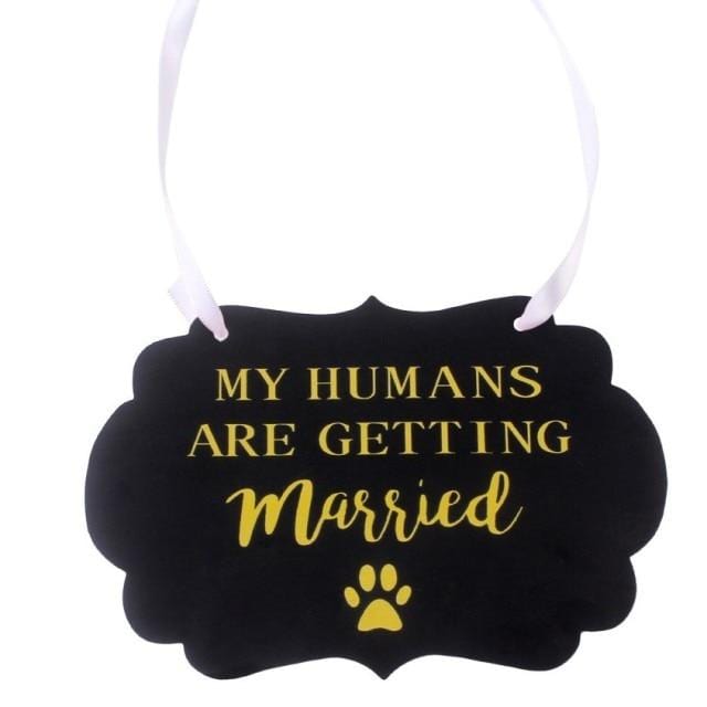 Dog Wedding Sign