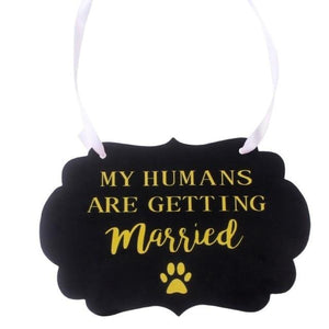 Dog Wedding Sign