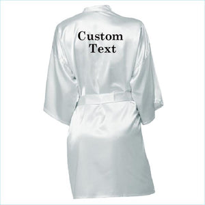 Wedding Satin Gown Personalized