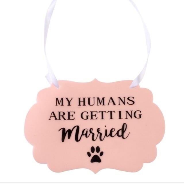 Dog Wedding Sign
