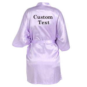 Wedding Satin Gown Personalized