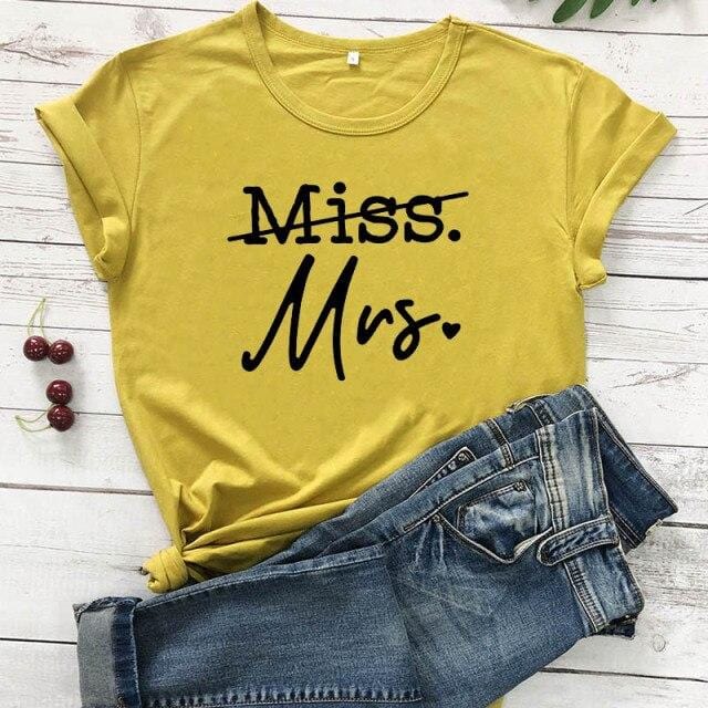 miss to mrs New Arrival Women's T shirt