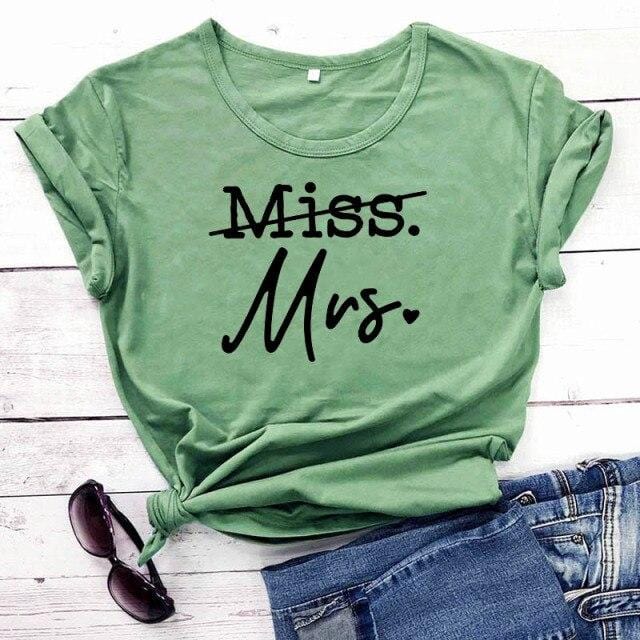 miss to mrs New Arrival Women's T shirt