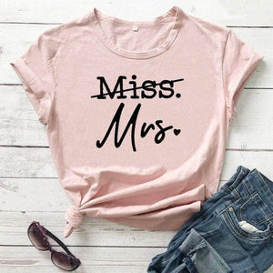 miss to mrs New Arrival Women's T shirt
