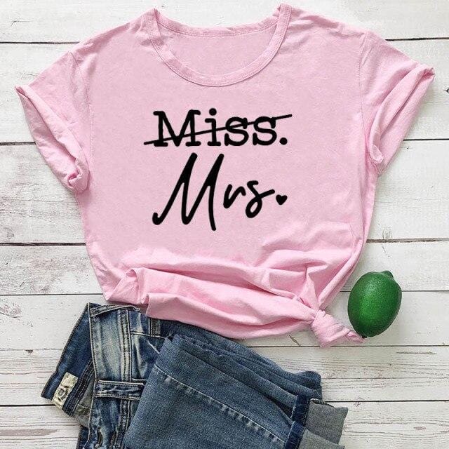 miss to mrs New Arrival Women's T shirt