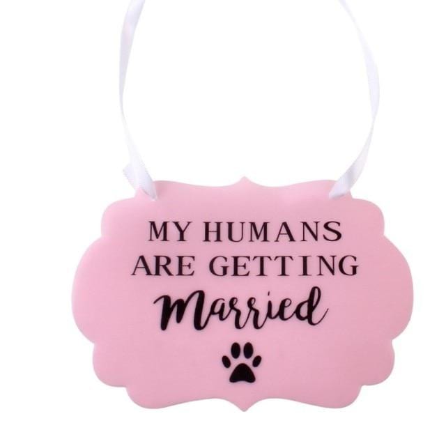 Dog Wedding Sign