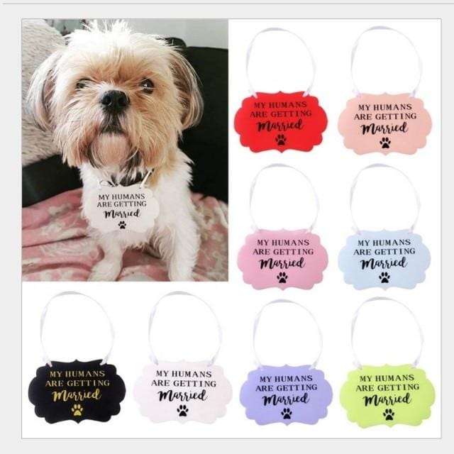 Dog Wedding Sign