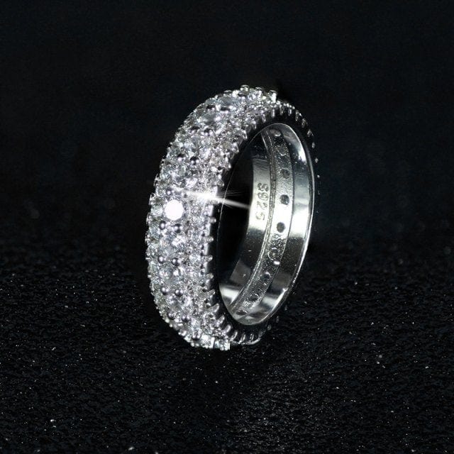 Luxury Sterling Silver Eternity Ring