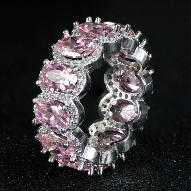 Luxury Sterling Silver Eternity Ring