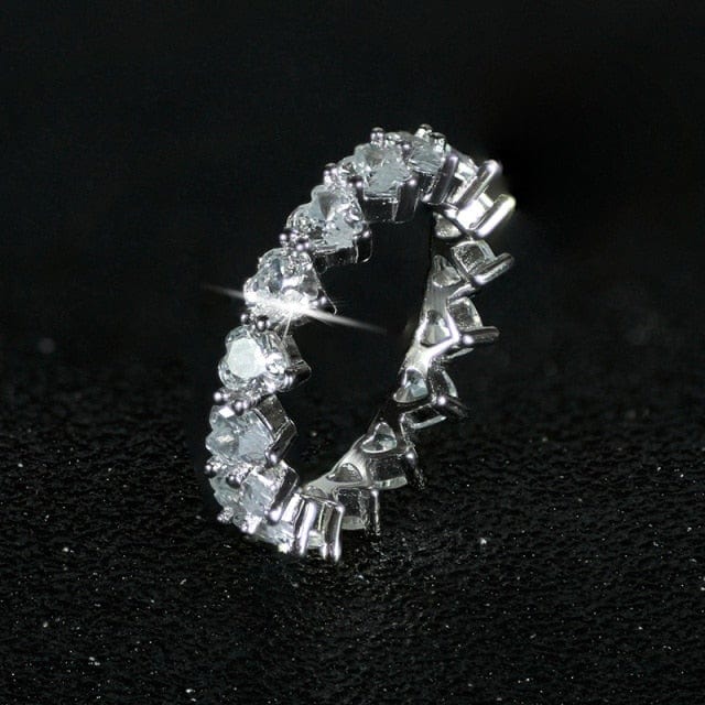 Luxury Sterling Silver Eternity Ring