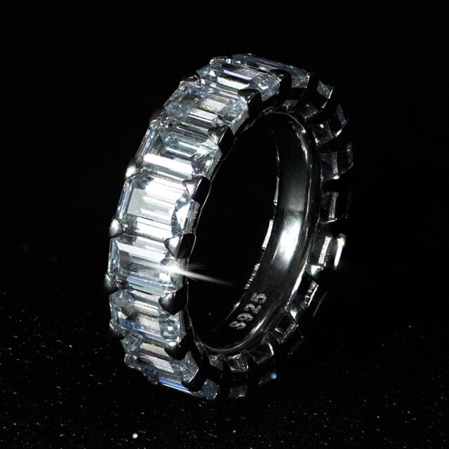 Luxury Sterling Silver Eternity Ring