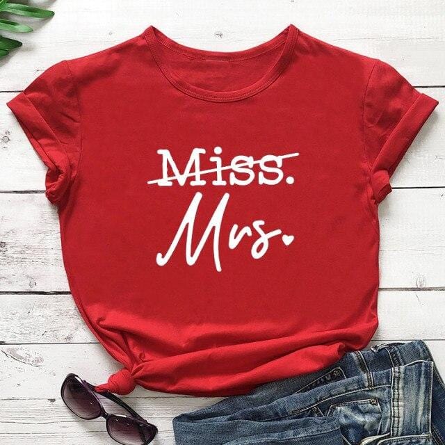 miss to mrs New Arrival Women's T shirt