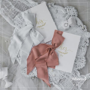 2pcs Romantic Wedding Vows Card