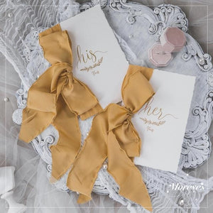 2pcs Romantic Wedding Vows Card