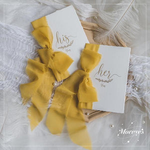 2pcs Romantic Wedding Vows Card