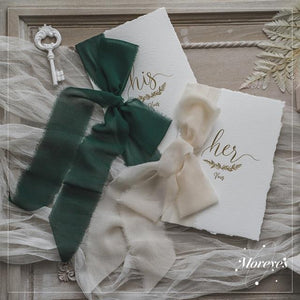 2pcs Romantic Wedding Vows Card