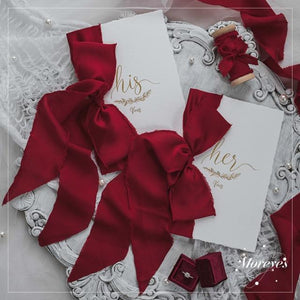 2pcs Romantic Wedding Vows Card